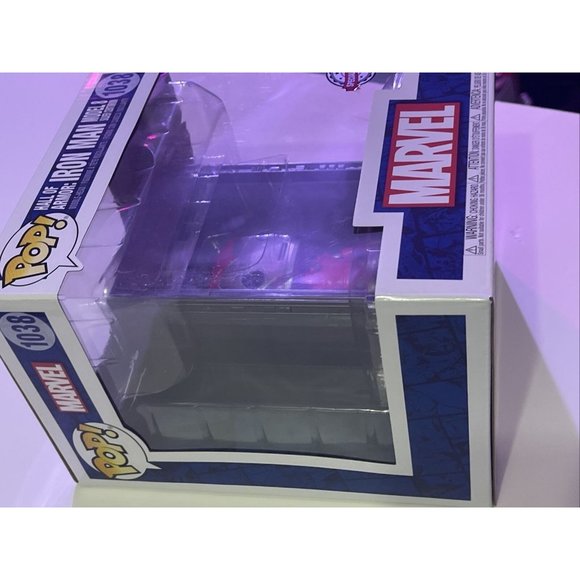Funko Pop! Hall of Armor #1038 Iron Man Model 8 Silver Centurion Special Edition - Picture 8 of 10